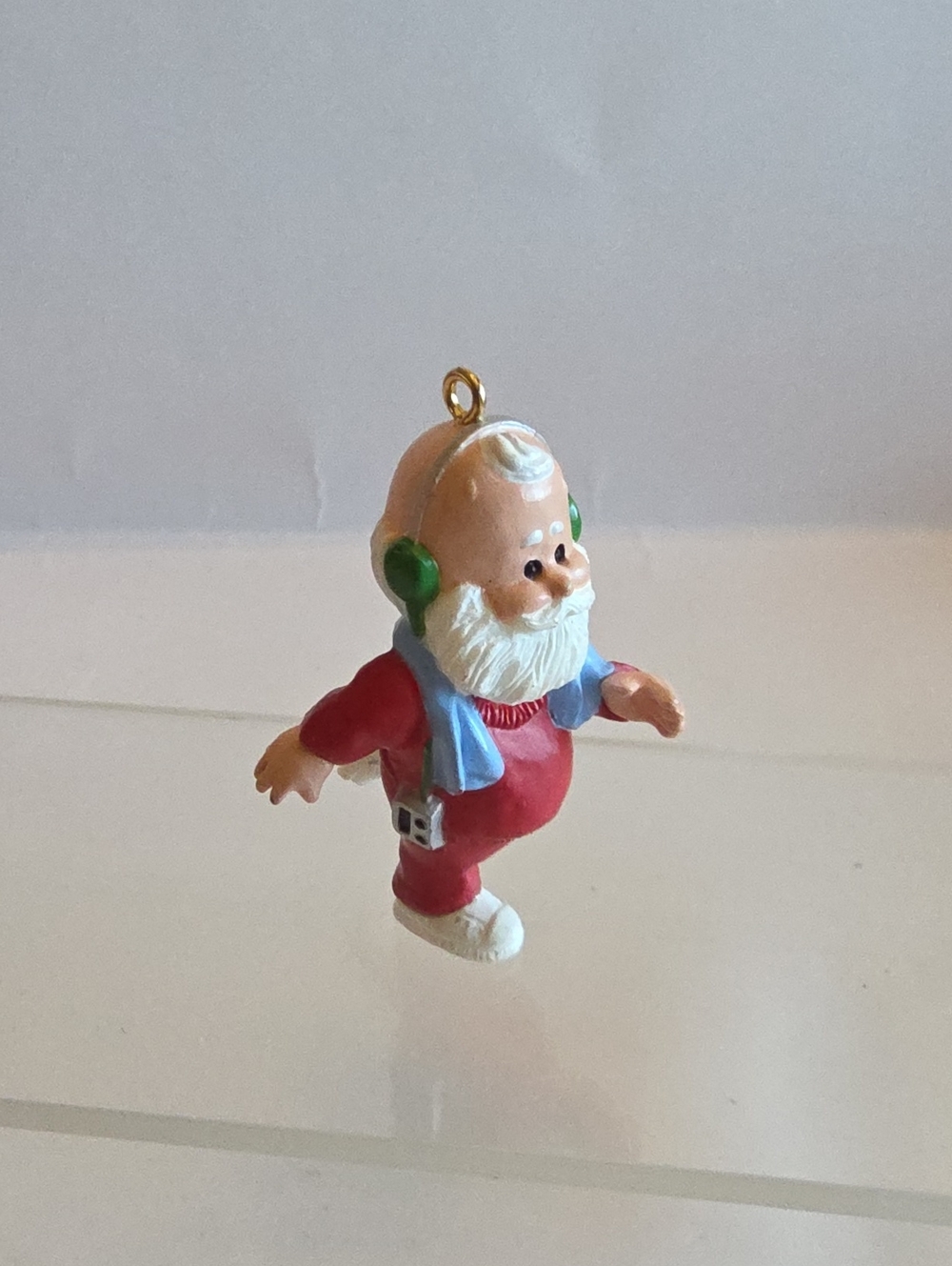 Hallmark Keepsake 1989 North Pole Jogger (Santa Claus) Christmas Ornament No Box